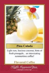 Pina Colada Flavored Coffee